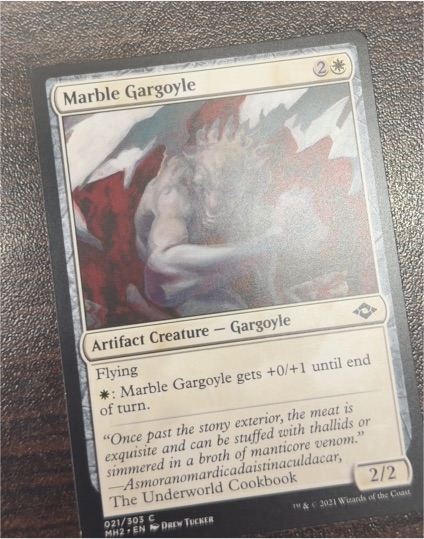 2021 Magic: The Gathering Modern Horizons 2 #21 Marble Gargoyle — front