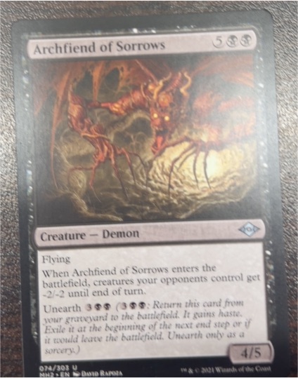 2021 Modern Horizons 2 #74 Archfiend of Sorrows — front