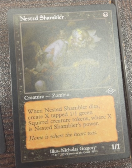 2021 Modern Horizons 2 #399 Nested Shambler (Retro Frame) — front