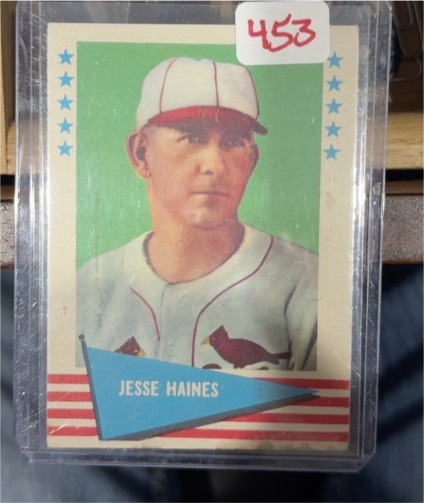 1961 Fleer #40 Jesse Haines — front