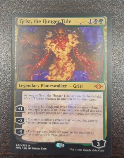 2021 Magic: The Gathering #202 Grist, the Hunger Tide — front