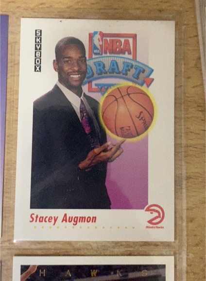 1991-92 SkyBox #521 Stacey Augmon — front