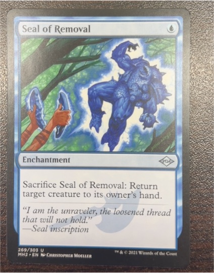 2021 Modern Horizons 2 #269 Seal of Removal — front