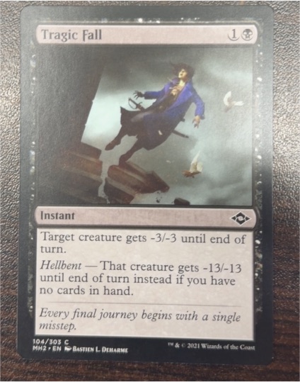 2021 Magic: The Gathering Modern Horizons 2 #104 Tragic Fall — front