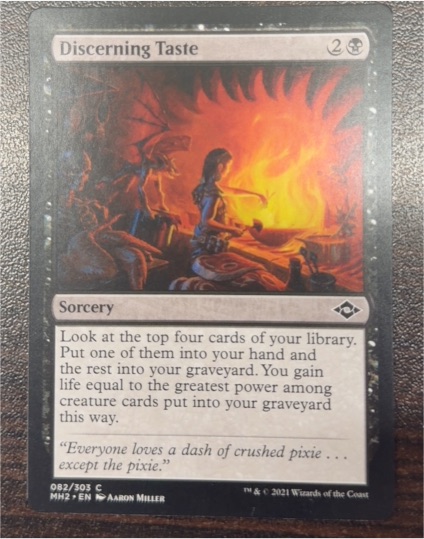 2021 Modern Horizons 2 #82 Discerning Taste — front