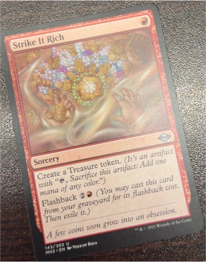2021 Magic: The Gathering Modern Horizons 2 #143 Strike It Rich — front