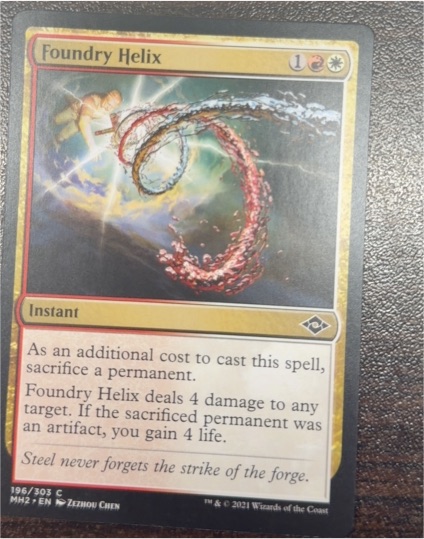 2021 Magic: The Gathering Modern Horizons 2 #196 Foundry Helix — front