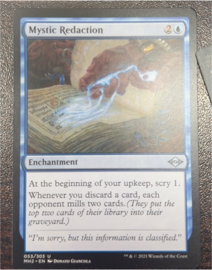 2021 Magic: The Gathering Modern Horizons 2 #53 Mystic Redaction — front