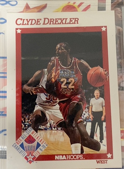 1991-92 NBA Hoops #262 Clyde Drexler — front