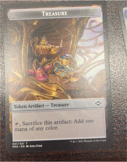 2021 Modern Horizons 2 #021 Treasure Token — front