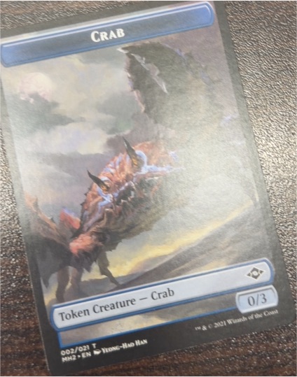 2021 Modern Horizons 2 #002 Crab Token — front