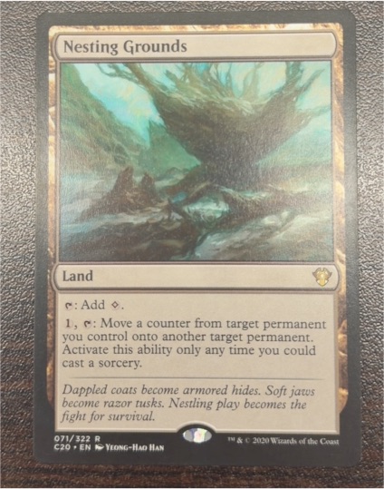 2020 Magic: The Gathering #71 Nesting Grounds — front