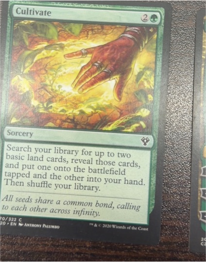 2020 Magic: The Gathering #70 Cultivate — front