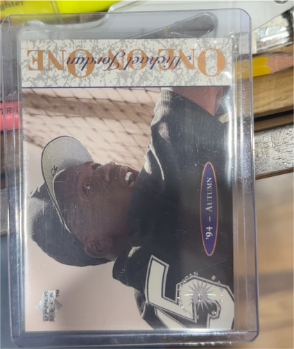 1995 Upper Deck One on One #9 Michael Jordan — front