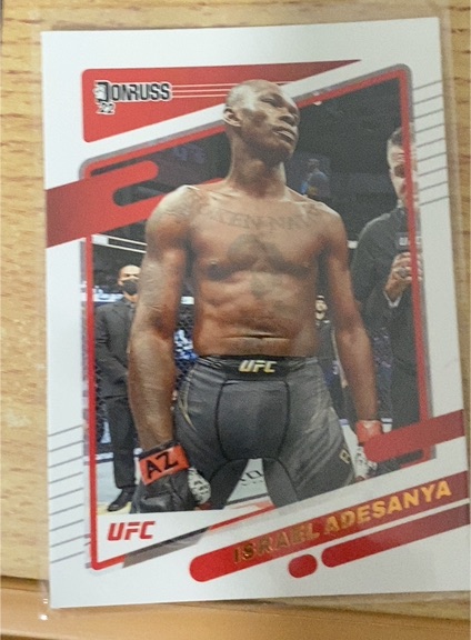 2022 Donruss UFC #11 Israel Adesanya — front