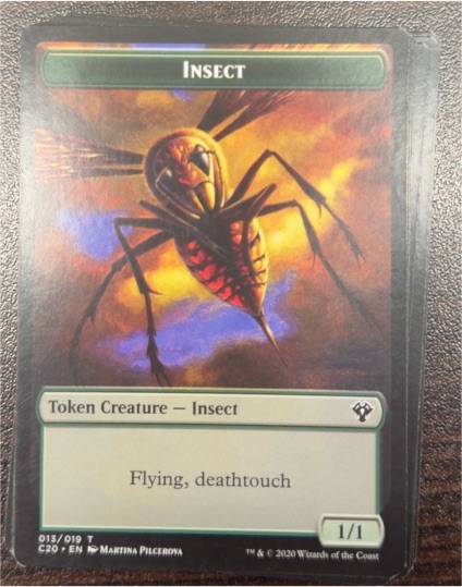 2020 Magic: The Gathering #013 Insect Token — front