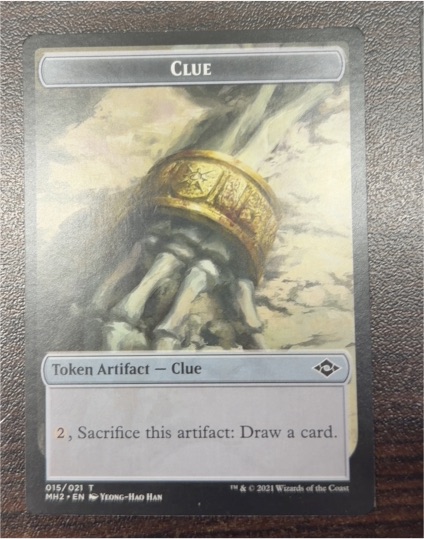 2021 Modern Horizons 2 #015 Clue Token — front