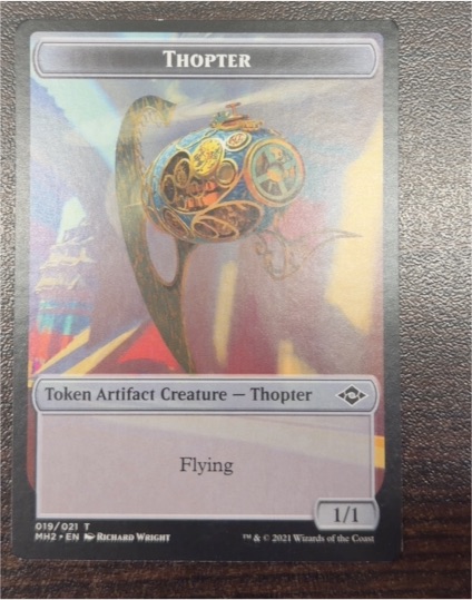 2021 Magic: The Gathering Modern Horizons 2 #019 Thopter Token — front