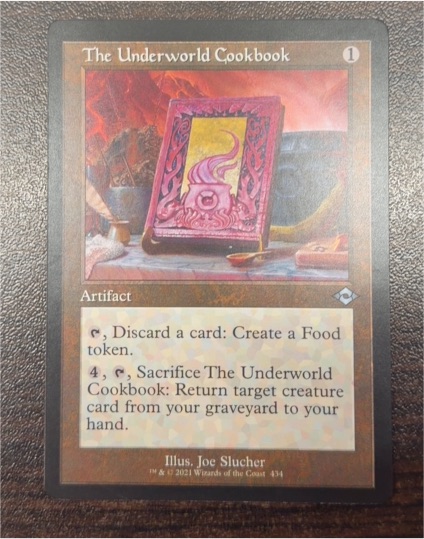 2021 Magic: The Gathering #434 The Underworld Cookbook — front