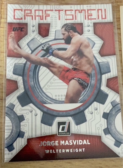 2022 Donruss UFC Craftsmen #11 Jorge Masvidal — front