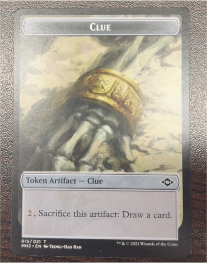 2021 Modern Horizons 2 #015 Clue Token — front