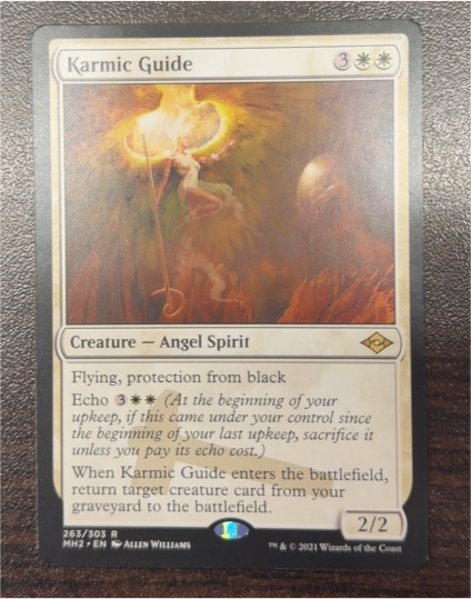 2021 Magic: The Gathering #263 Karmic Guide — front