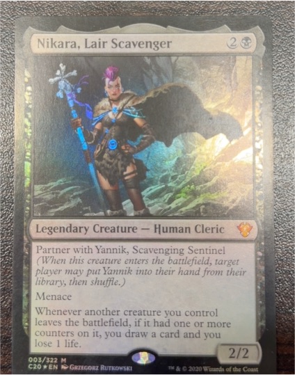2020 Commander #003 Nikara, Lair Scavenger — front