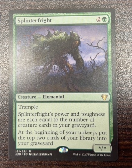 2020 Magic: The Gathering #191 Splinterfright — front