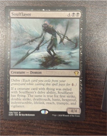 2020 Magic: The Gathering Commander 2020 #138 Soulflayer — front