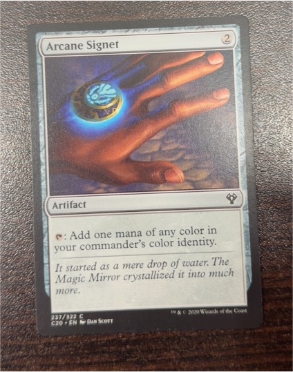 2020 Magic: The Gathering #237 Arcane Signet — front