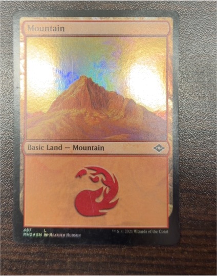 2021 Magic: The Gathering #487 Mountain — front
