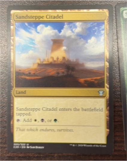 2015 Magic: The Gathering #241 Sandsteppe Citadel — front