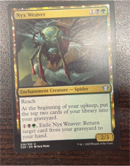 2020 Magic: The Gathering #226 Nyx Weaver — front