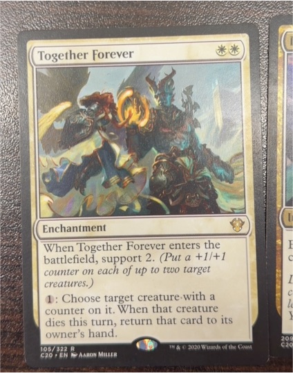2020 Magic: The Gathering #105 Together Forever — front
