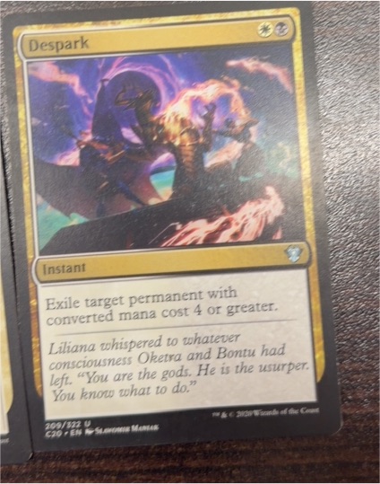 2020 Magic: The Gathering #190 Despark — front