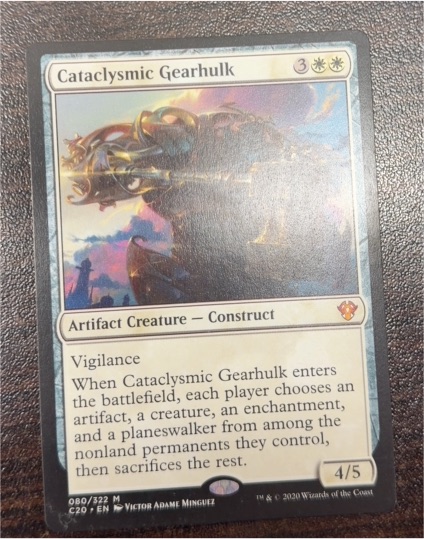 2020 Magic: The Gathering #080 Cataclysmic Gearhulk — front