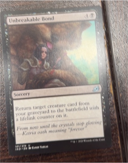 2020 Magic: The Gathering #101 Unbreakable Bond — front