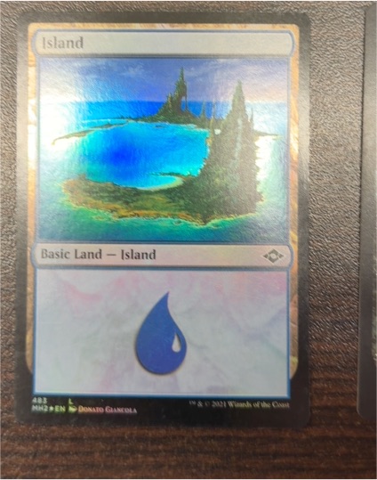 2021 Magic: The Gathering Modern Horizons 2 #483 Island — front