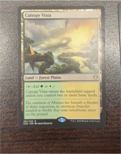 2020 Magic: The Gathering Commander 2020 #261 Canopy Vista — front