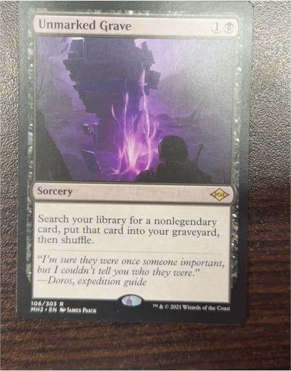 2021 Modern Horizons 2 #106 Unmarked Grave — front