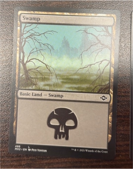 2021 Magic: The Gathering #486 Swamp — front