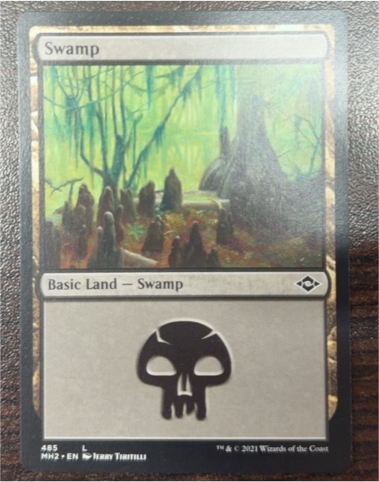 2021 Magic: The Gathering #485 Swamp — front