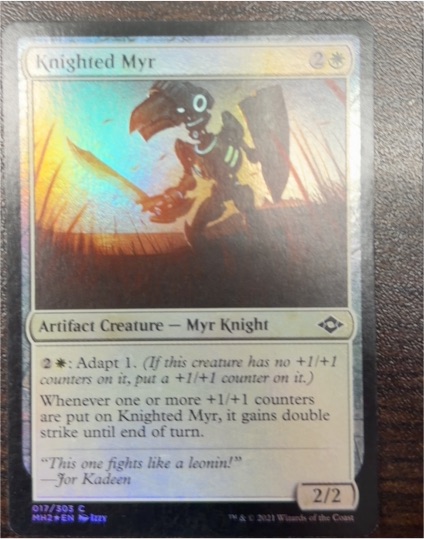 2021 Modern Horizons 2 #017 Knighted Myr — front