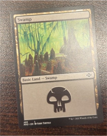 2021 Magic: The Gathering #485 Swamp — front