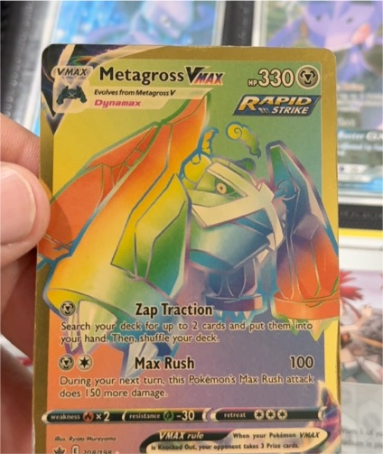 2021 Pokémon Chilling Reign #113 Metagross VMAX — front