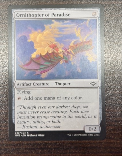 2021 Modern Horizons 2 #232 Ornithopter of Paradise — front