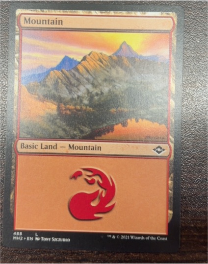 2021 Magic: The Gathering Modern Horizons 2 #488 Mountain — front