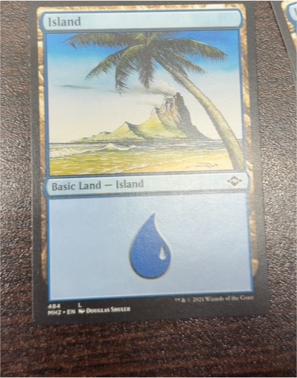 2021 Magic: The Gathering #484 Island — front
