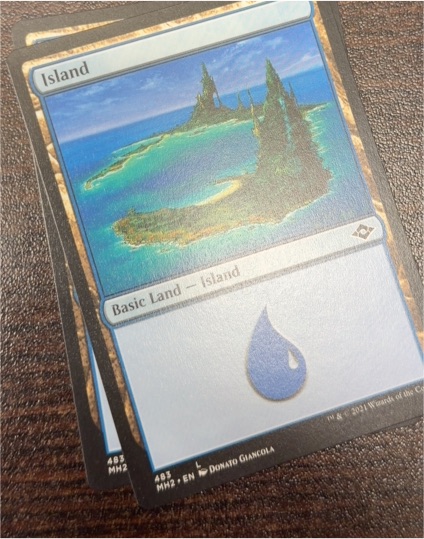 2021 Magic: The Gathering Modern Horizons 2 #483 Island — front