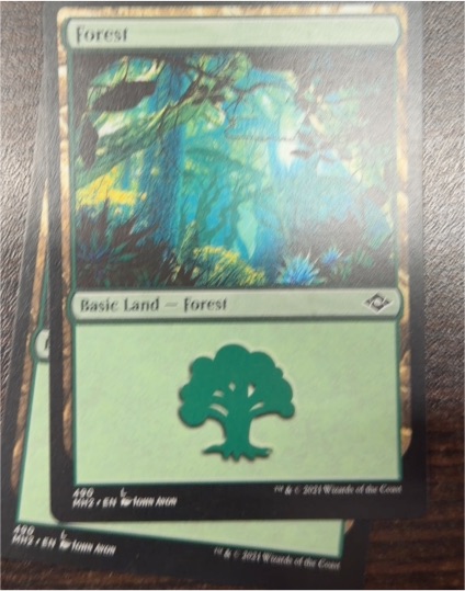 2021 Magic: The Gathering #279 Forest — front